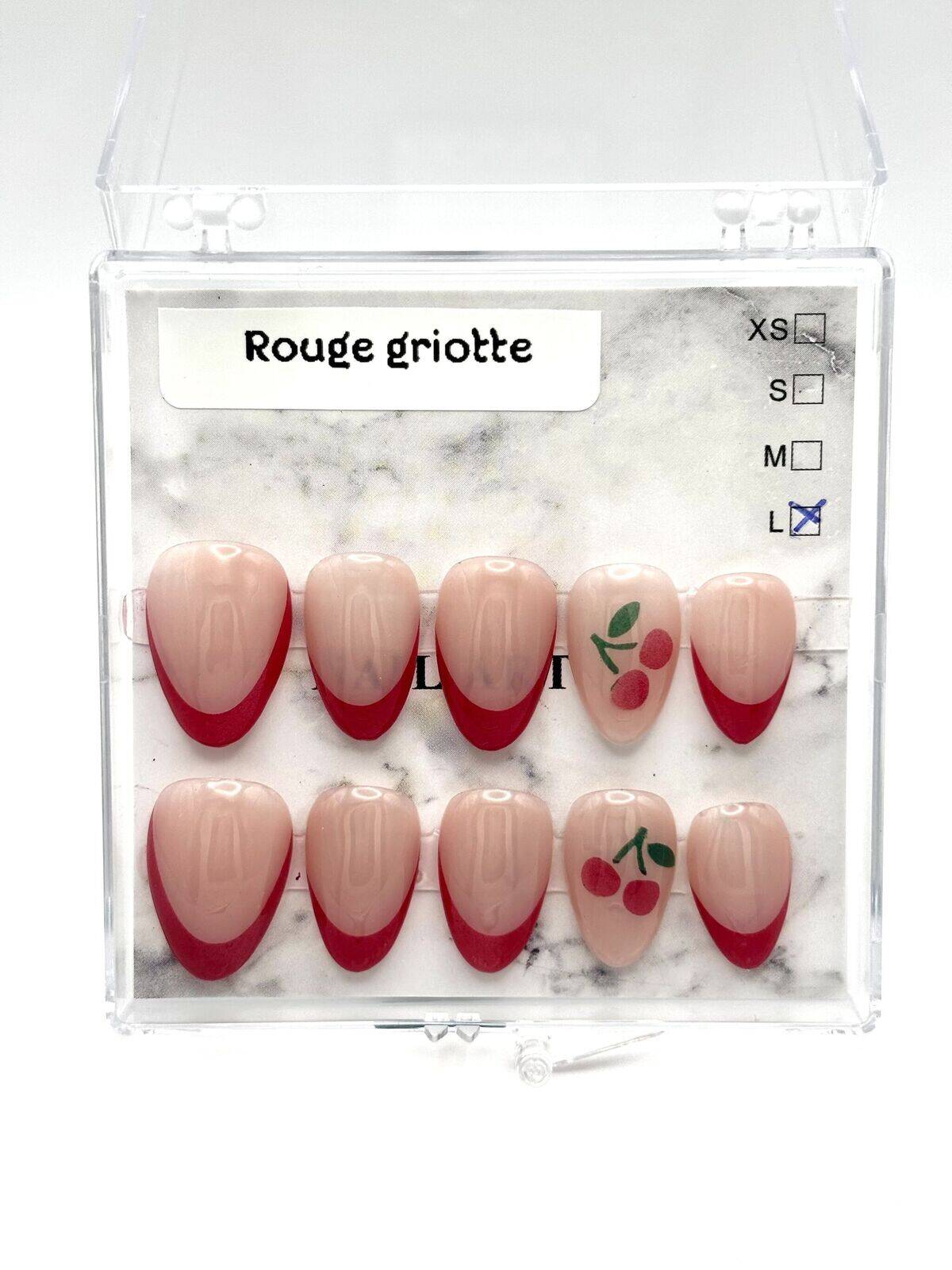 Set "ROUGE GRIOTTE"