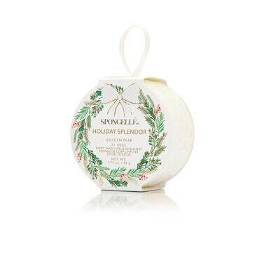 Spongelle holiday wreath (golden pear)