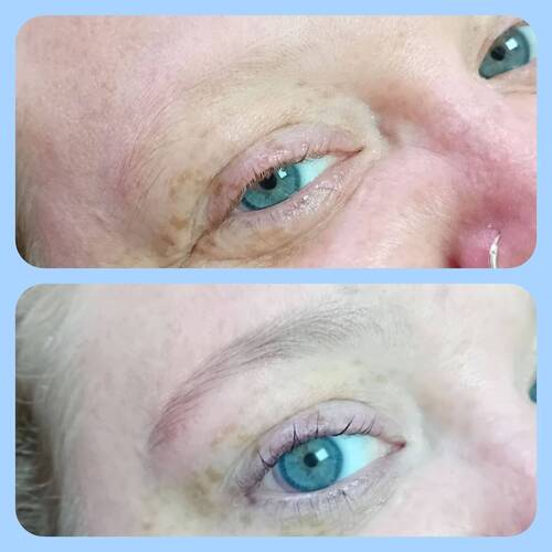 Brow wax and tint 