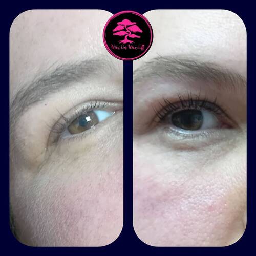 Lash lift and tint 