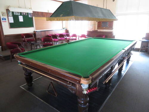 We have three professional snooker Tables and two Pool Tables