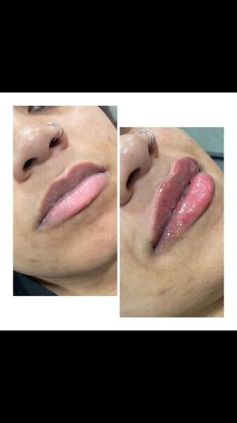 Beautiful lips by Ellice 