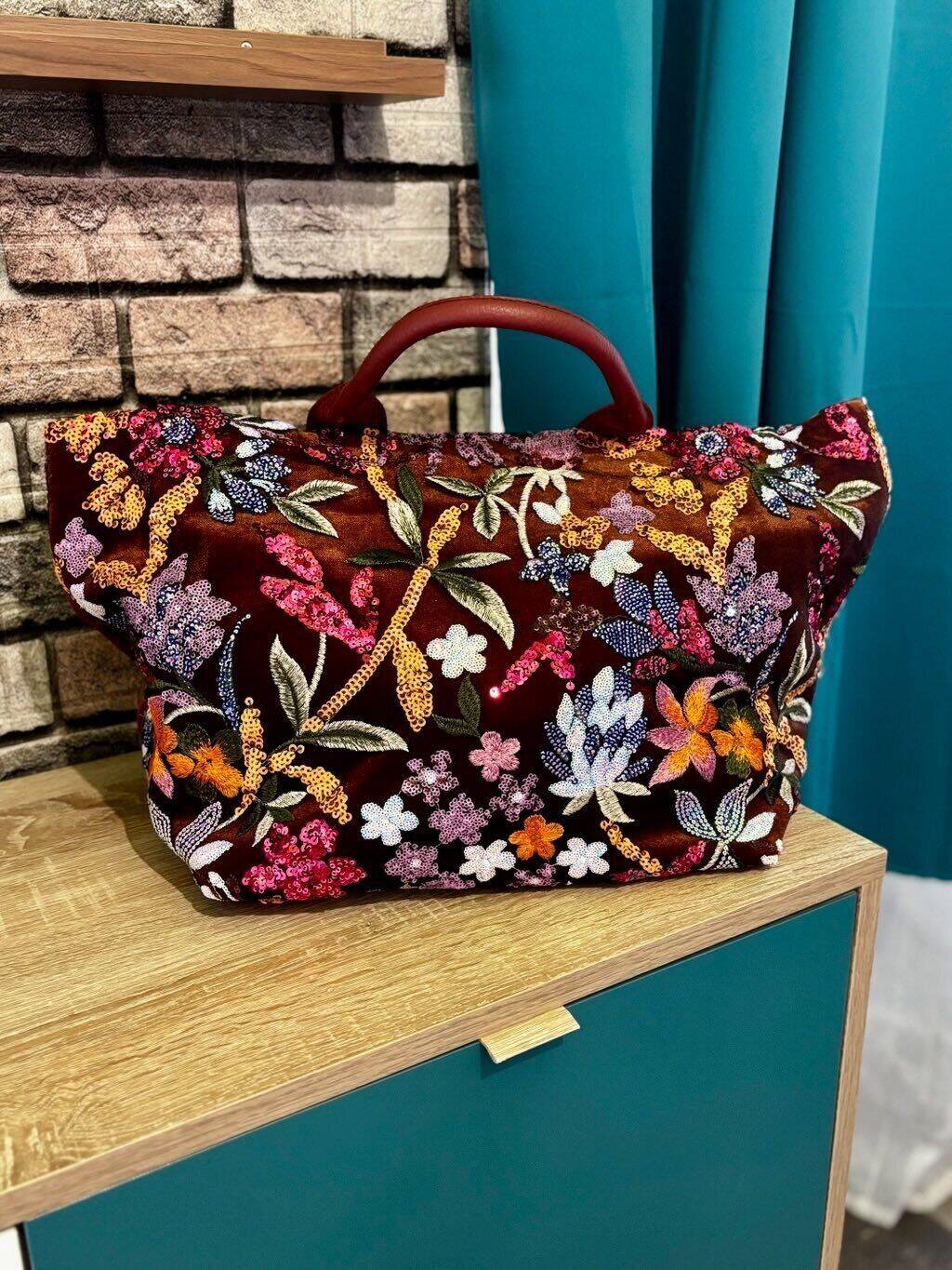 Sac cabas en perles