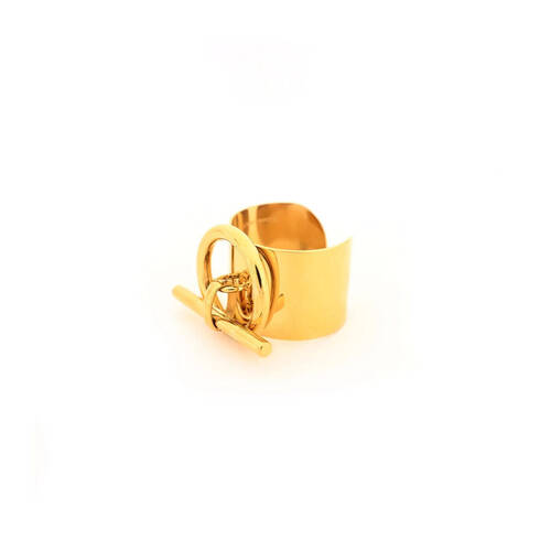 Bague réglable acier rond basique