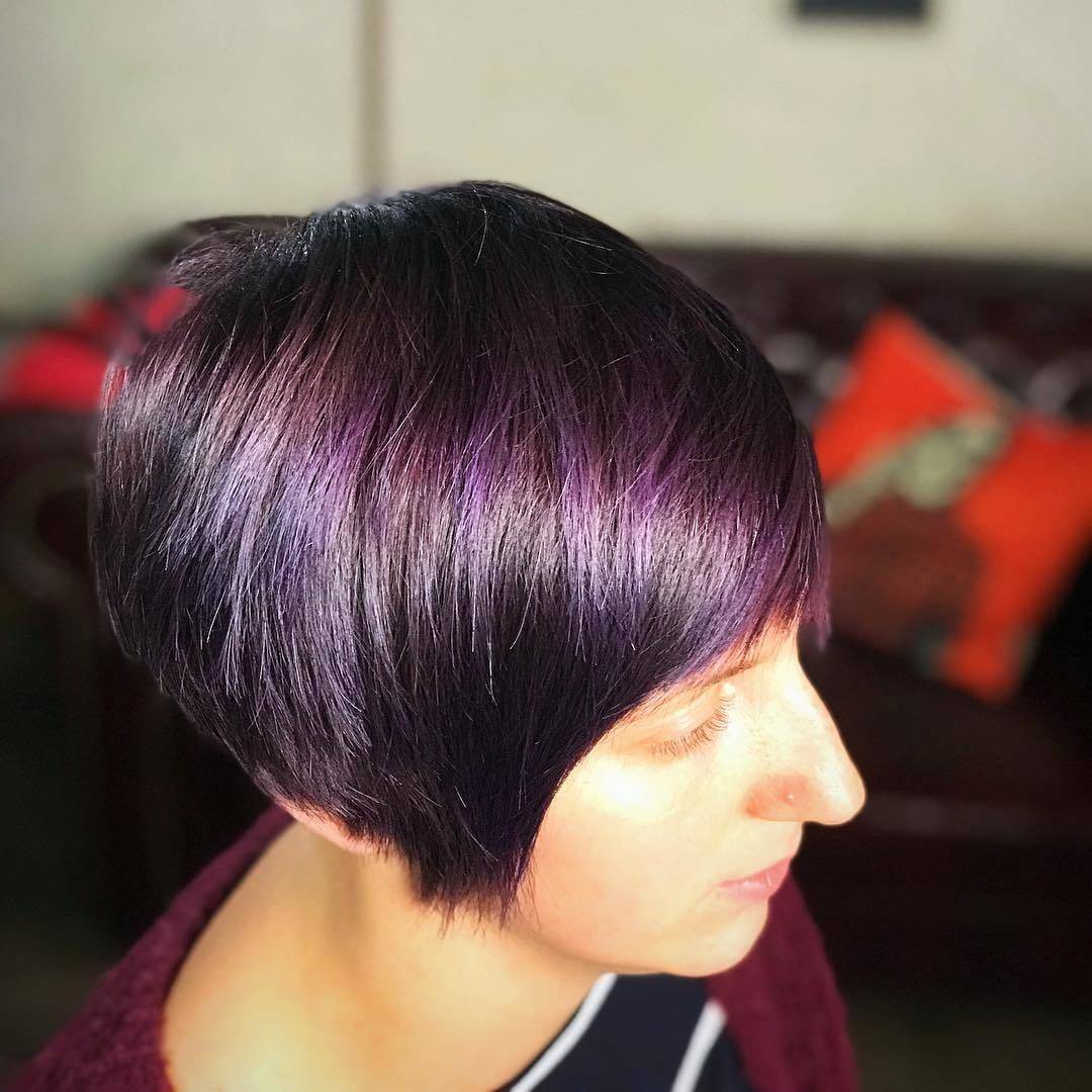 ✂️#purplehair