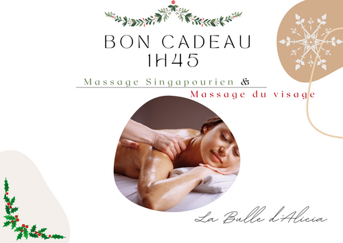 Bon cadeau - Massage Singapourien + Massage du visage 