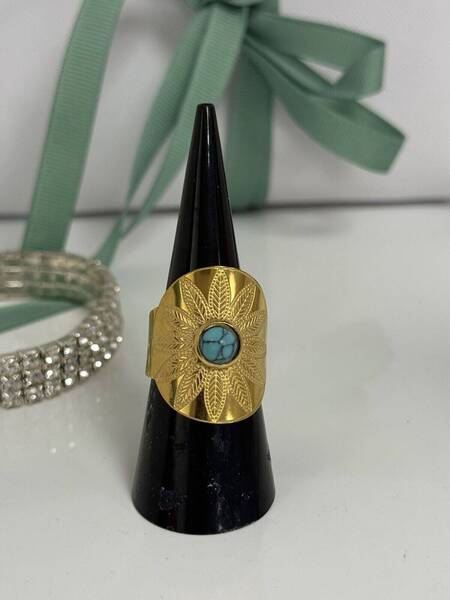 Bague pierre turquoise