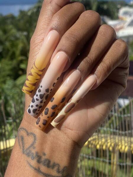 Carré 3XL - Forfait Nail art 3