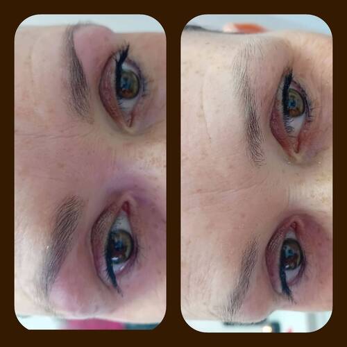 Brow wax and tint 