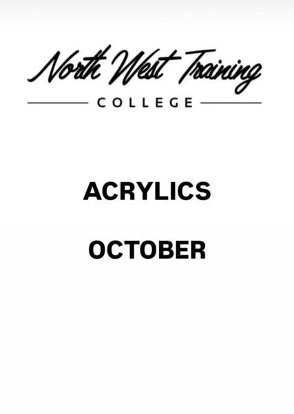 BEGINNERS ACRYLIC NAILS FRI 24th OCTOBER 10-3 £295
