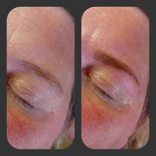 Brow wax and tint 