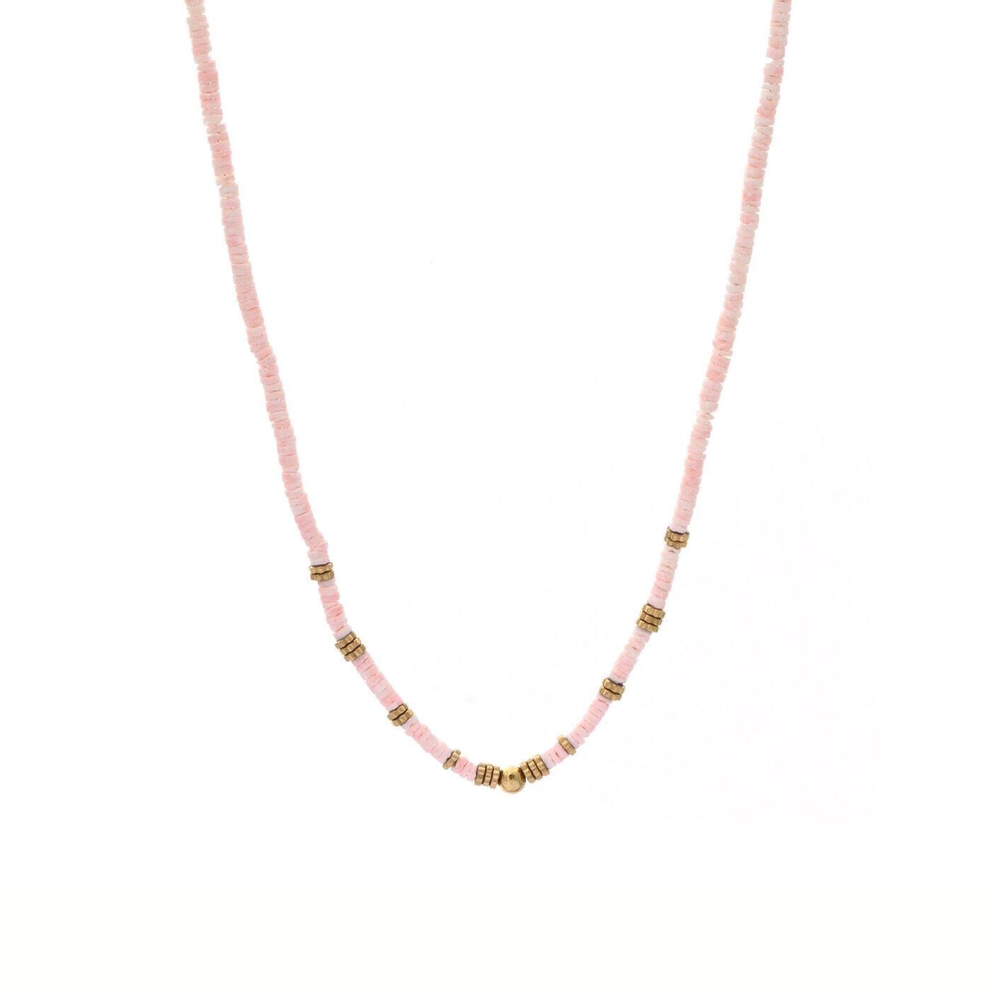 Collier en acier avec pierre céramique