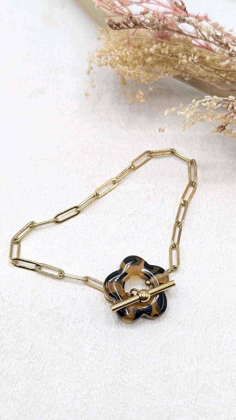 Bracelet Amanda Léopard