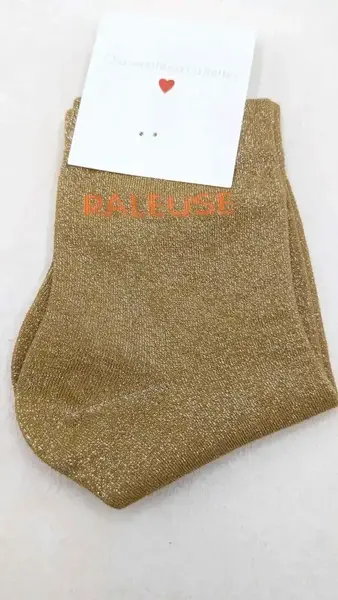Chaussettes à paillettes Râleuse Dorées