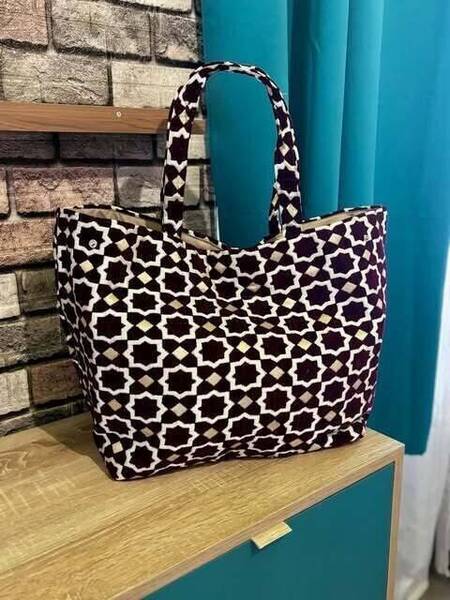 Sac cabas fait mains 