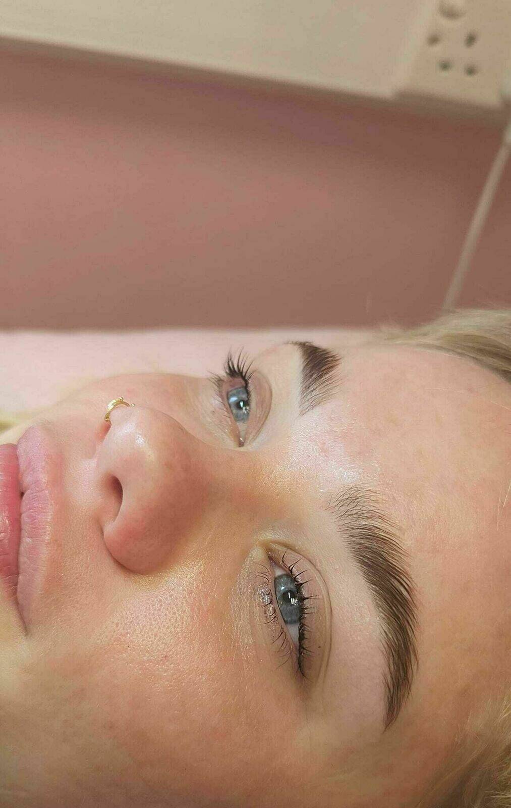 Eyelashes and brows