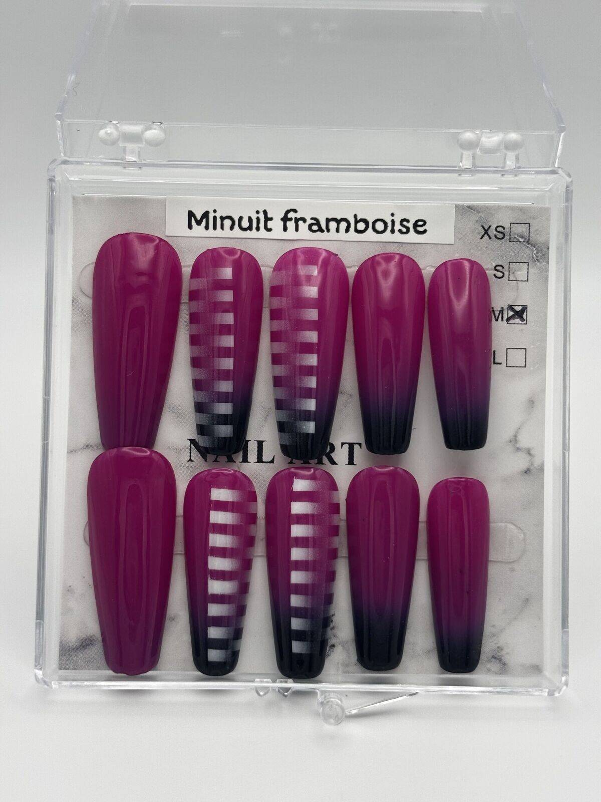 Set "MINUIT FRAMBOISE"