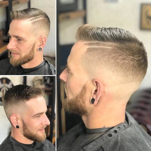 ✂️ #freshtrim #barbergirl #skinfade #foilfade #wahl #beard #sidepart @bowendominick