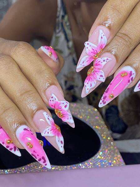 Stilleto L - Forfait Nail art 3