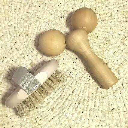 Brosse exfoliante douce
