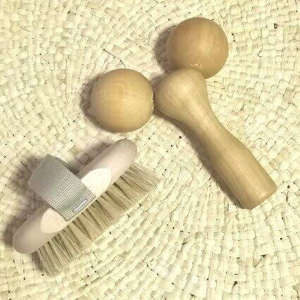 Brosse exfoliante douce