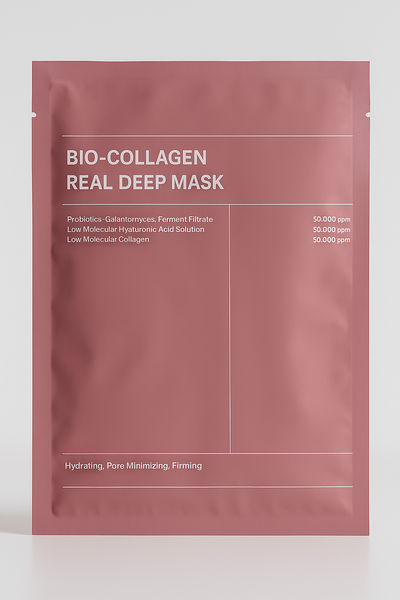 BIO-COLLAGEN REAL DEEP MASK – Hydrating • Pore Minimizing • Firming