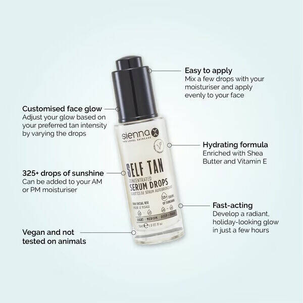 Self Tan Concentrated Serum Drops 30ML
