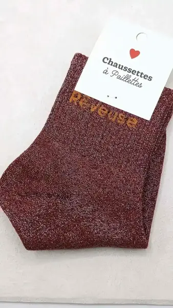 Chaussettes à Paillettes Rêveuse