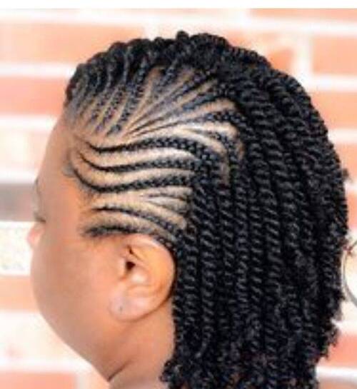 Natural hair style 