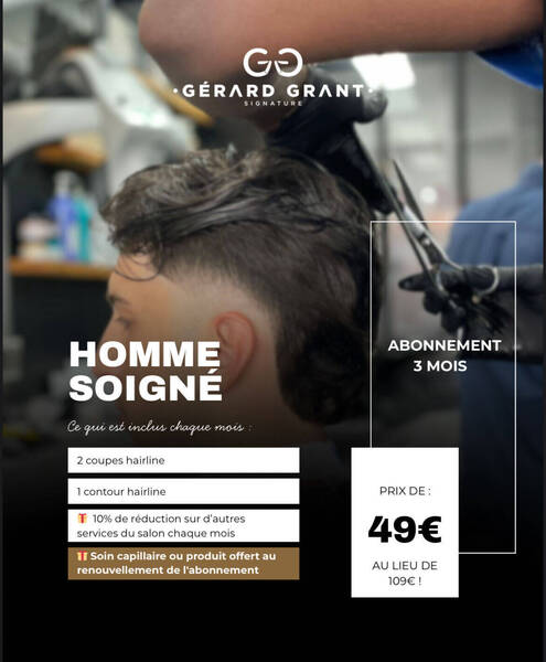 Abonnement, Homme soigné 