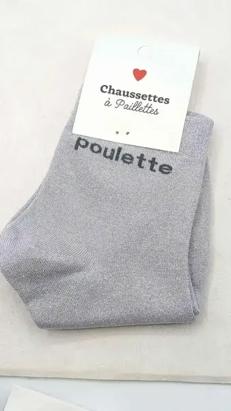 Chaussettes à Paillettes Poulette