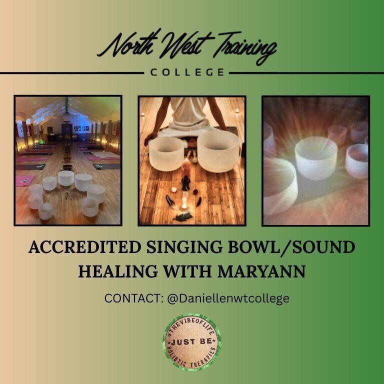 Accredited Singing bowl with Maryann 12th October £175 deposit 