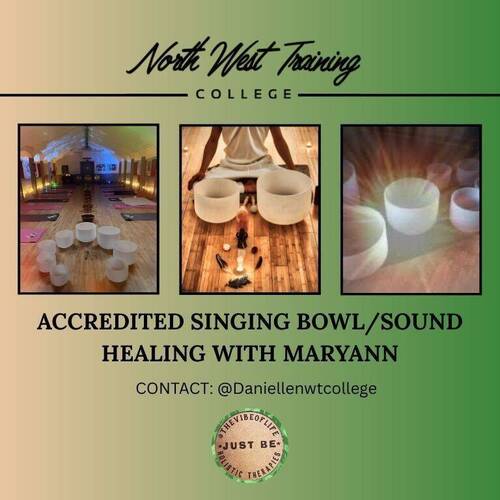 Accredited Singing bowl with Maryann 12th October £175 deposit 