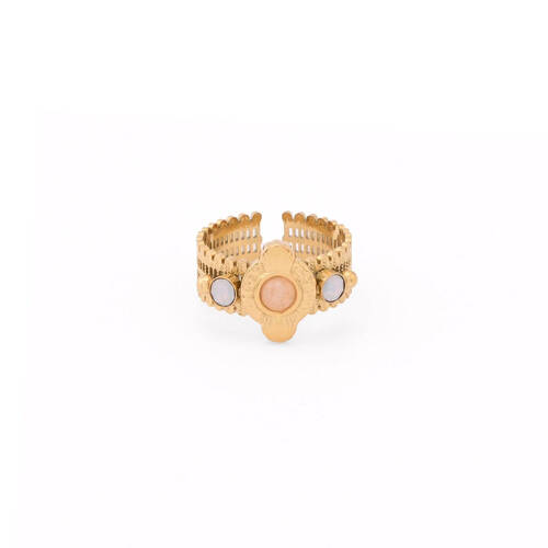 Bague réglable acier boho