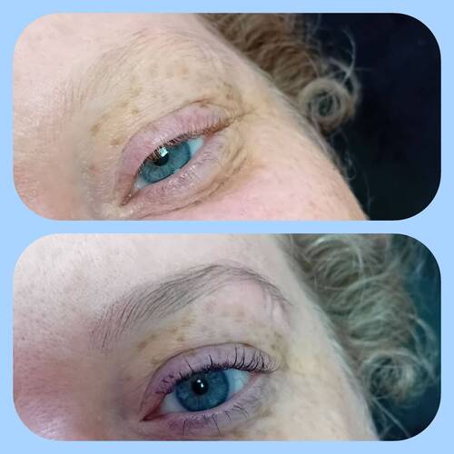 Brow wax and tint 