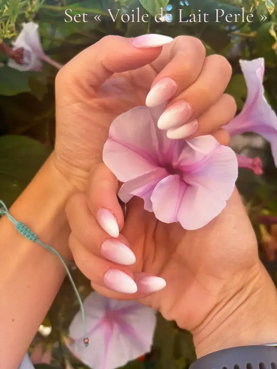 Set "VOILE DE LAIT PERLE"