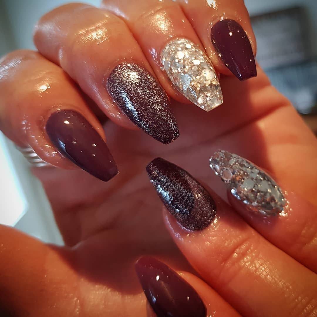 Autumn yum ❤🧡#nailsinspo #nailsoftheday #nailstagram #instadaily #instanails #gelnails #glitternails