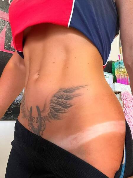 Just one coat of our amazing rapid spray tan solution!