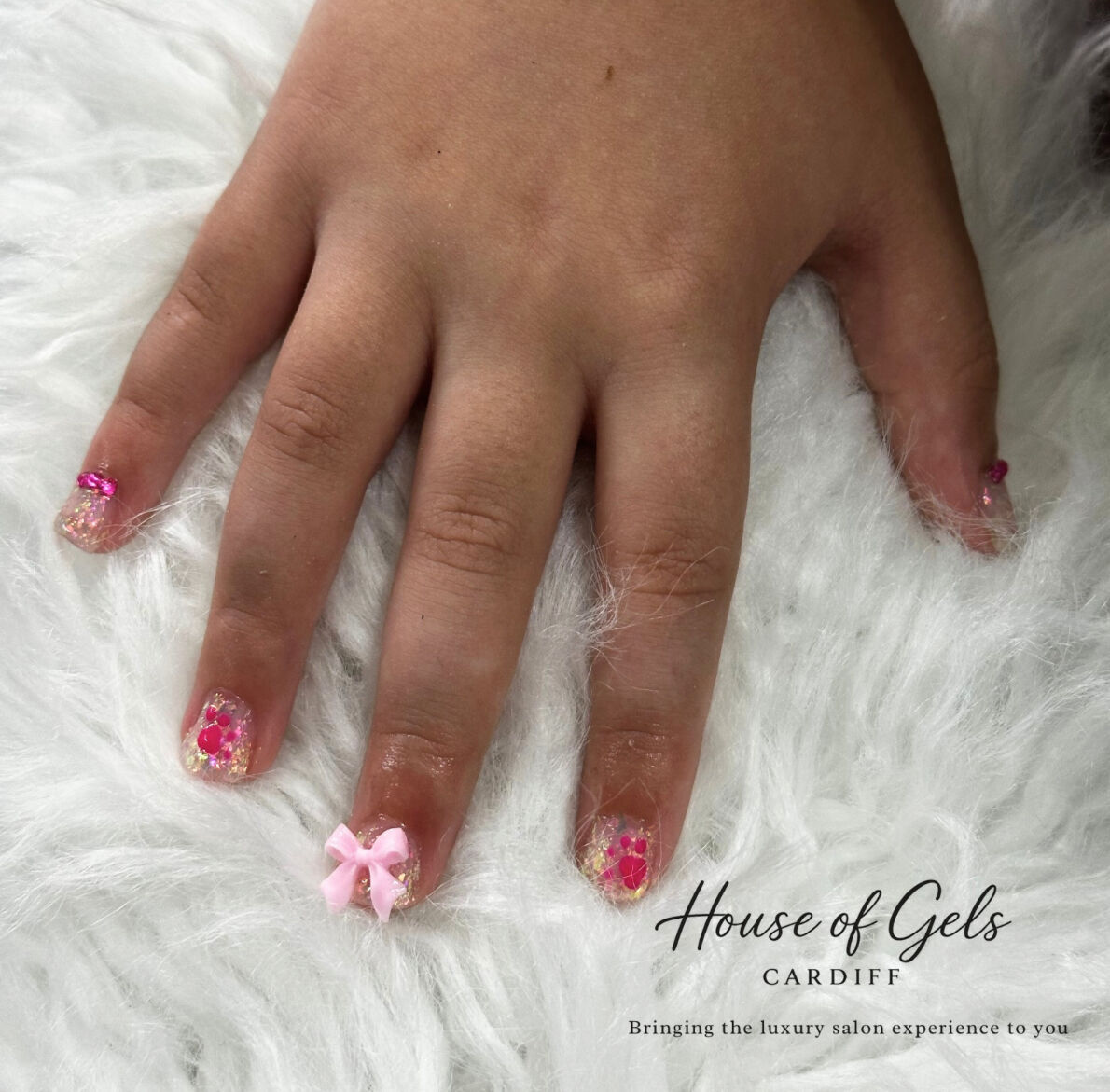 Child’s Gel Polish With All Her Favourite Things