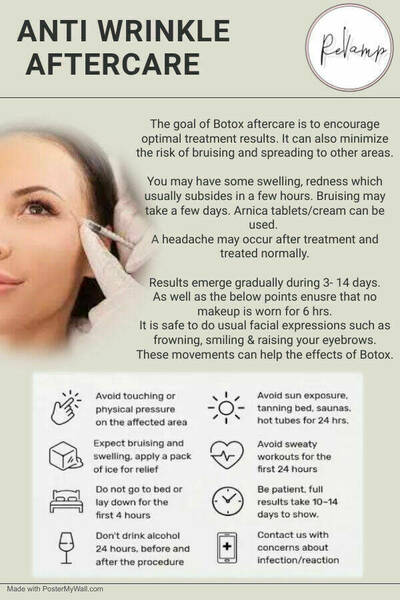 Botox Aftercare 