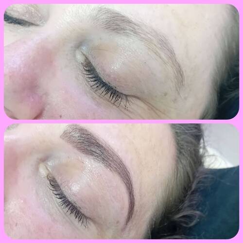 Brow wax and tint 