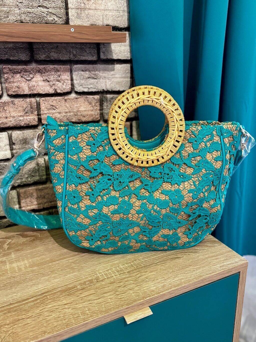 Sac Shopper avec poignée entrelacée
