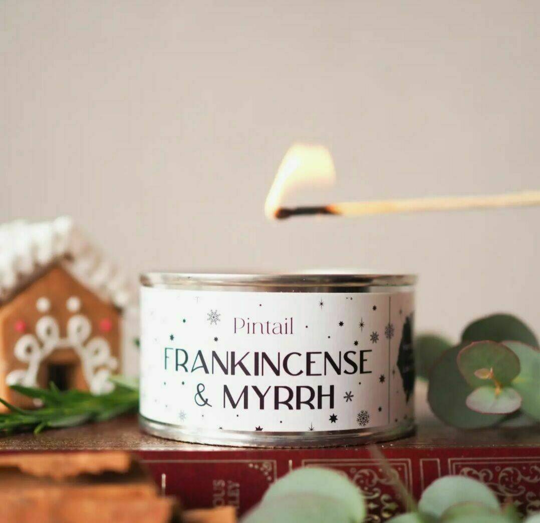 Frankincense and myrrh candle