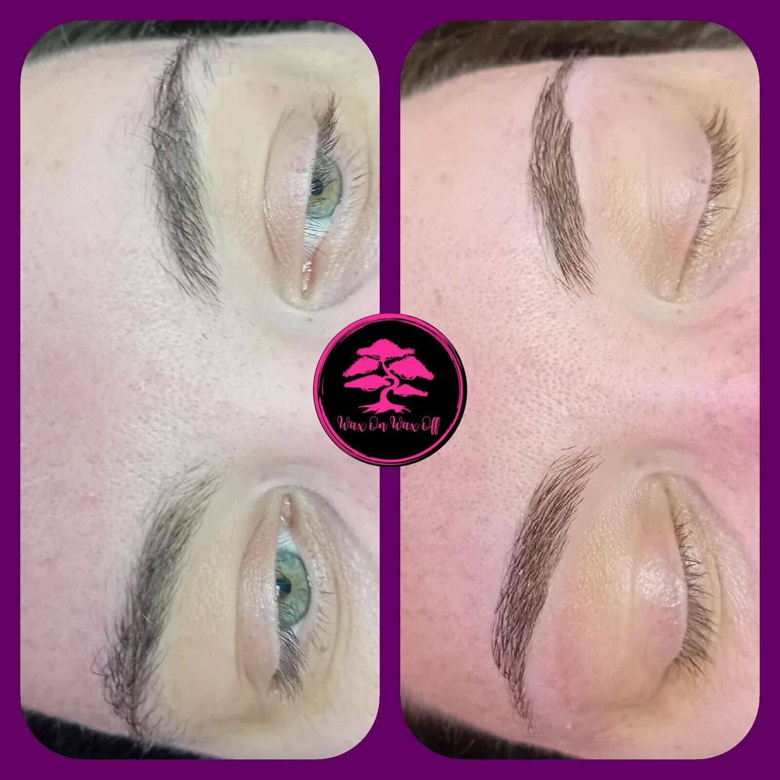 Brow wax and tint 