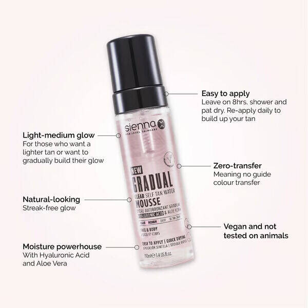 Gradual Clear Water Mousse 190ML