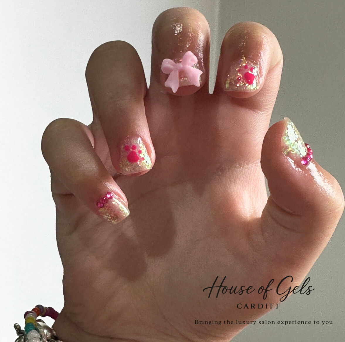 Child’s Gel Polish With All Her Favourite Things