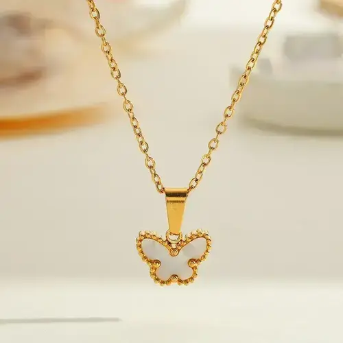 Collier PAPILLON BLANC 