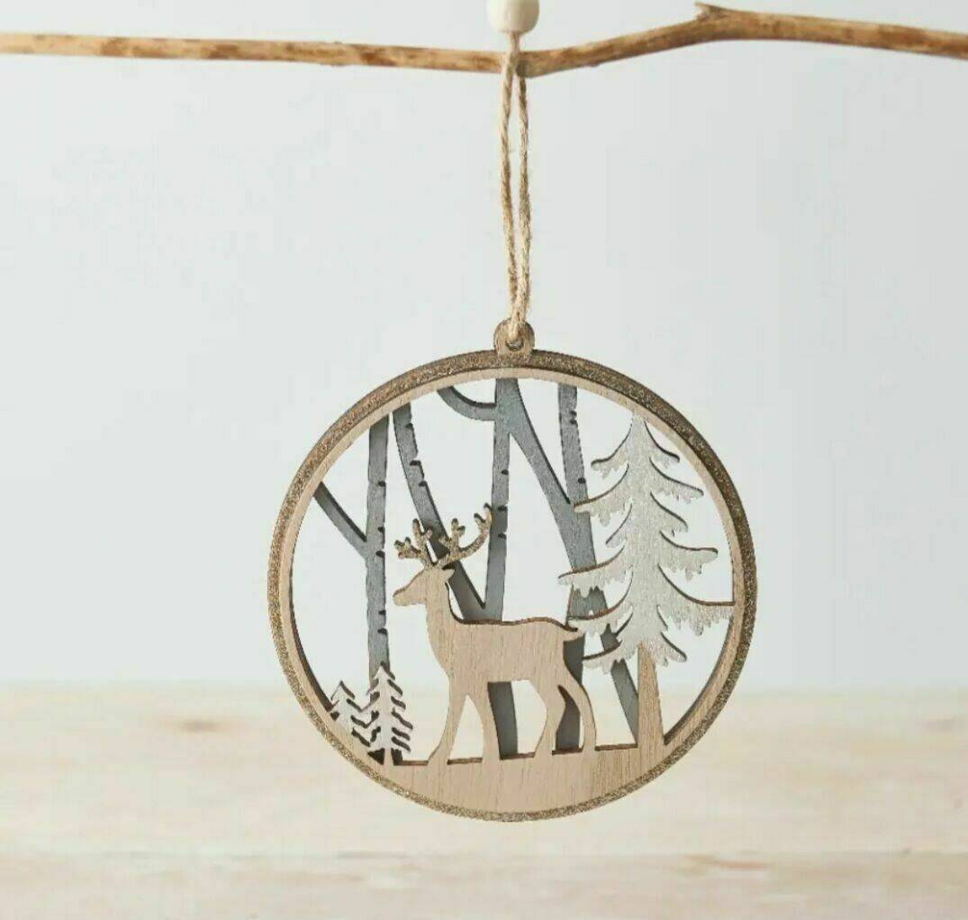 Small wooden hanging decoration