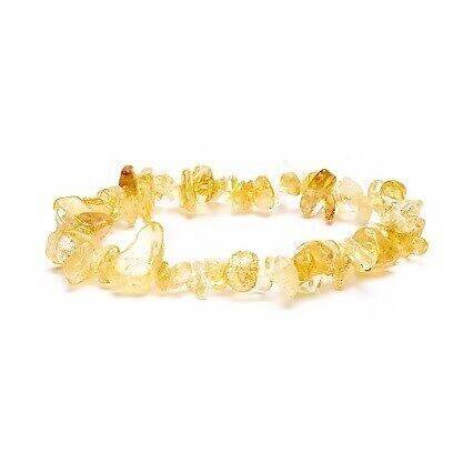 NEW - BRACELET chips 0,7mm - CITRINE