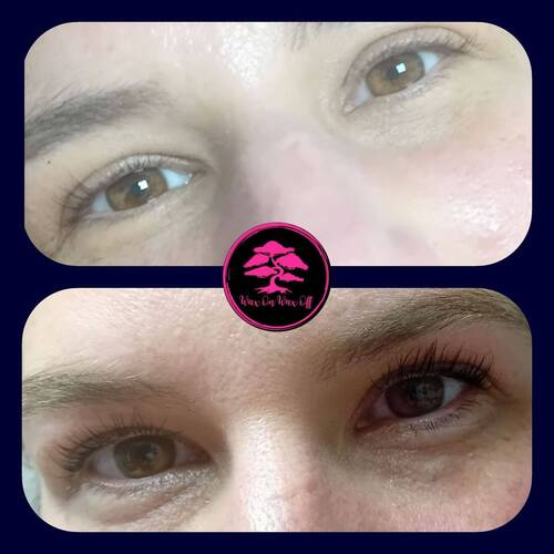 Lash lift and tint 